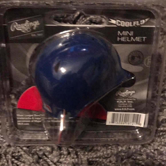 Set of 4 Texas Rangers Mini Baseball Helmets - Picture 4 of 4